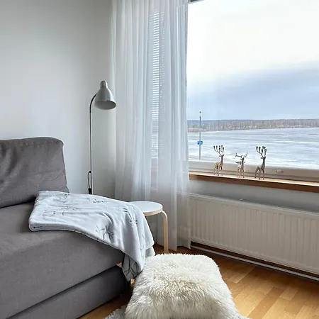 아파트 Aurora Riverside Haven 로바니에미