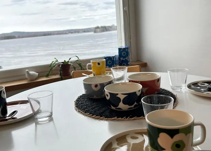 شقة Aurora Riverside Haven